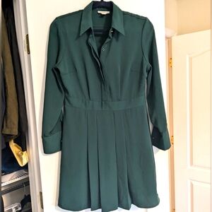 Topshop Collared Mini Dress